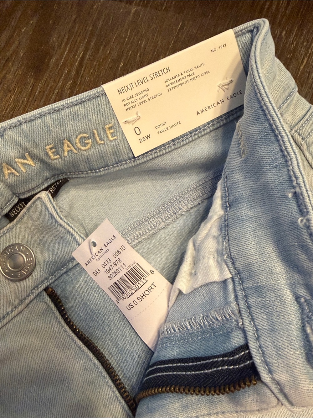 American Eagle Outfitters Light Wash Skinny Jeans NWT - Picture 6 of 11